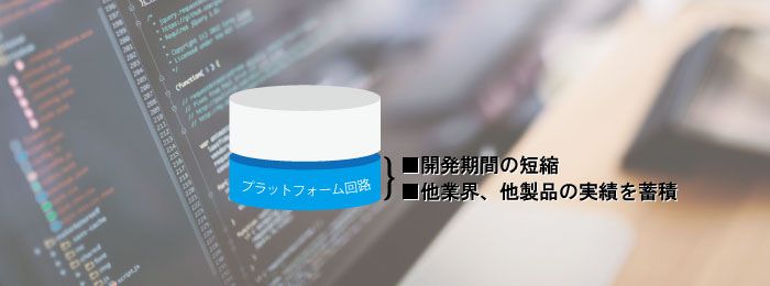 プラットフォーム回路方式 開発期間の短縮